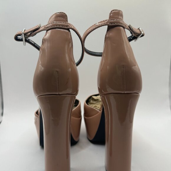 New Marc Fisher Lucah Platform Heel Blush Patent Women Heels Size 6 MSRP $150 - Picture 6 of 10
